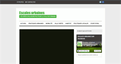 Desktop Screenshot of escalesurbaines.com